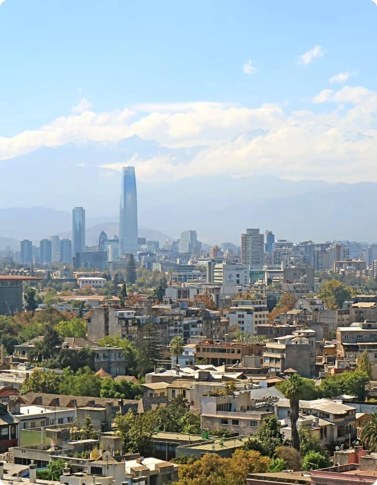 City scape Santiago